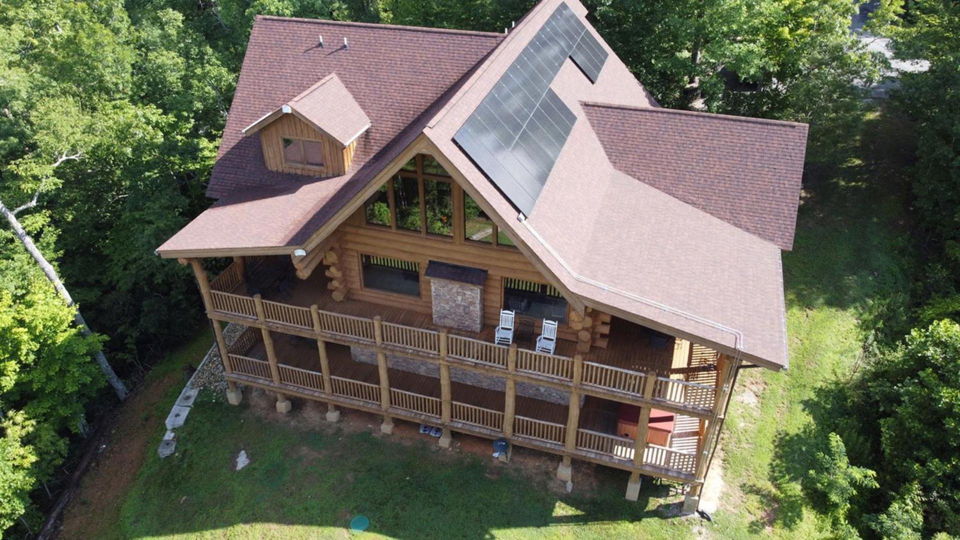 Big Bear Ridge Lodge - Breathtaking Mountain Views And Private Forest Scenes In Amazing Large Log Cabin Gatlinburg Ngoại thất bức ảnh