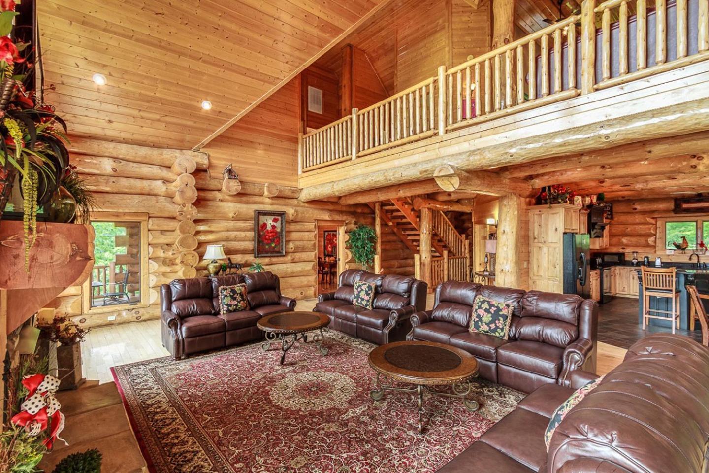 Big Bear Ridge Lodge - Breathtaking Mountain Views And Private Forest Scenes In Amazing Large Log Cabin Gatlinburg Ngoại thất bức ảnh